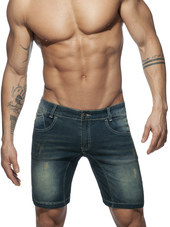 ADDICTED Squat Bermuda Jeans Nav