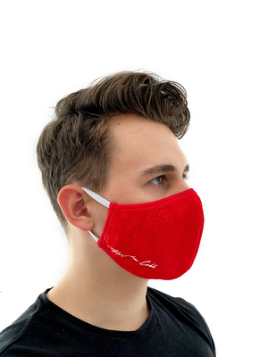ALEXANDER COBB Face Mask Red Mesh