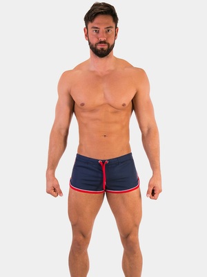 BARCODE Gym Short Barcode Navy/Red