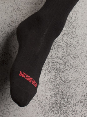 Barcode Football Socks Black/Red