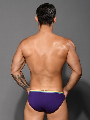ANDREW CHRISTIAN Boy Brief Pride Almost Naked Purple