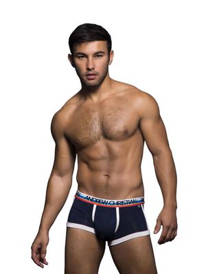 Andrew Christian Almost Naked Sports Boxer Navy