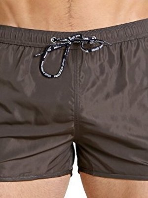 PRIVATE STRUCTURE HI-SHEEN Running Shorts Grey