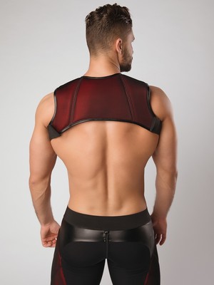 MASKULO Armored Color-Under Holster Chest Harness Red