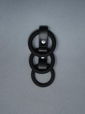 ANDREW CHRISTAIN Trophy Boy 3-Ring Stretchable Gates of Hell Black