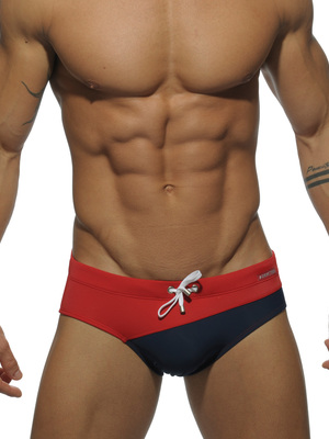 Addicted Asymmetric Contrast Brief Red ADS042