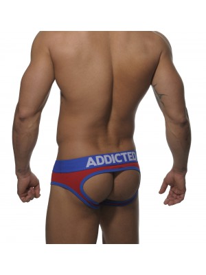 Addicted EMPTY BUTTON BRIEF Red