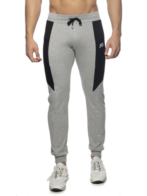 ADDICTED AD-COTTON SPORTS LONG PANTS Heather Grey