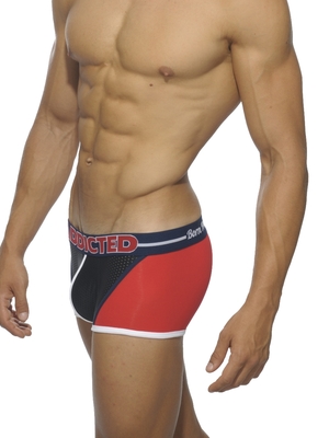 Addicted Blocking Color Boxer Red