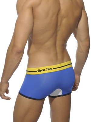 Addicted Blocking Color Boxer Royal Blue