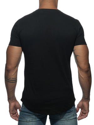 ADDICTED Basic U-Neck T-Shirt Black