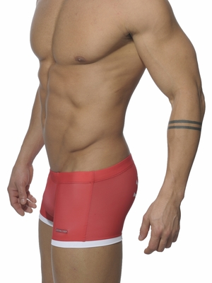 Addicted Lifeguard Swim Boxer Red