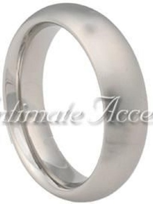 Monstersteel Brushed Wide Round Stainless Steel Cock Ring