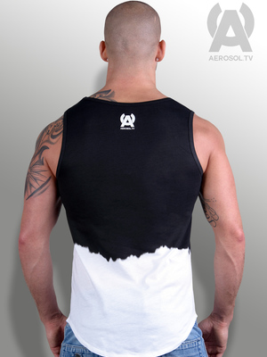 Aerosol Superstar Vest Faded Black