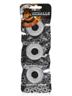 OXBALLS RINGER Cockring 3Pack Clear