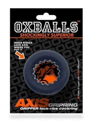 OXBALLS AXIS RIB-GRIP COCKRING OXBALLS Black
